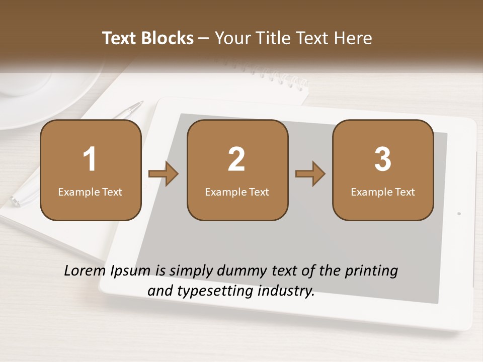 Nature Blue Sky Background PowerPoint Template