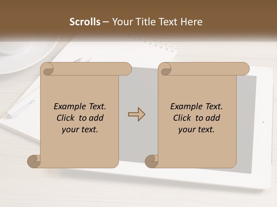 Nature Blue Sky Background PowerPoint Template