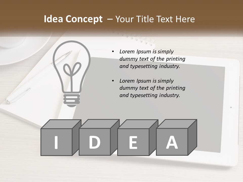 Nature Blue Sky Background PowerPoint Template