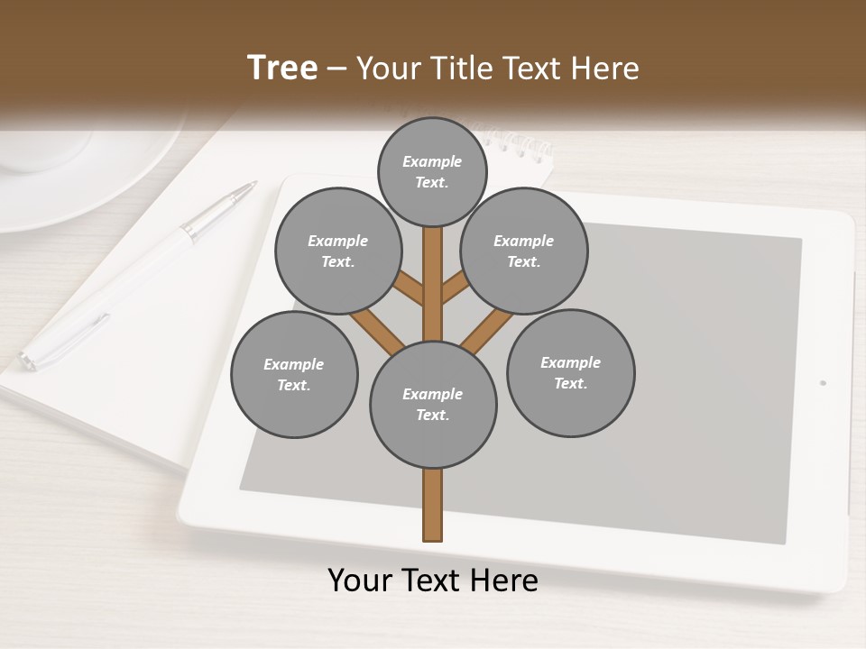 Nature Blue Sky Background PowerPoint Template