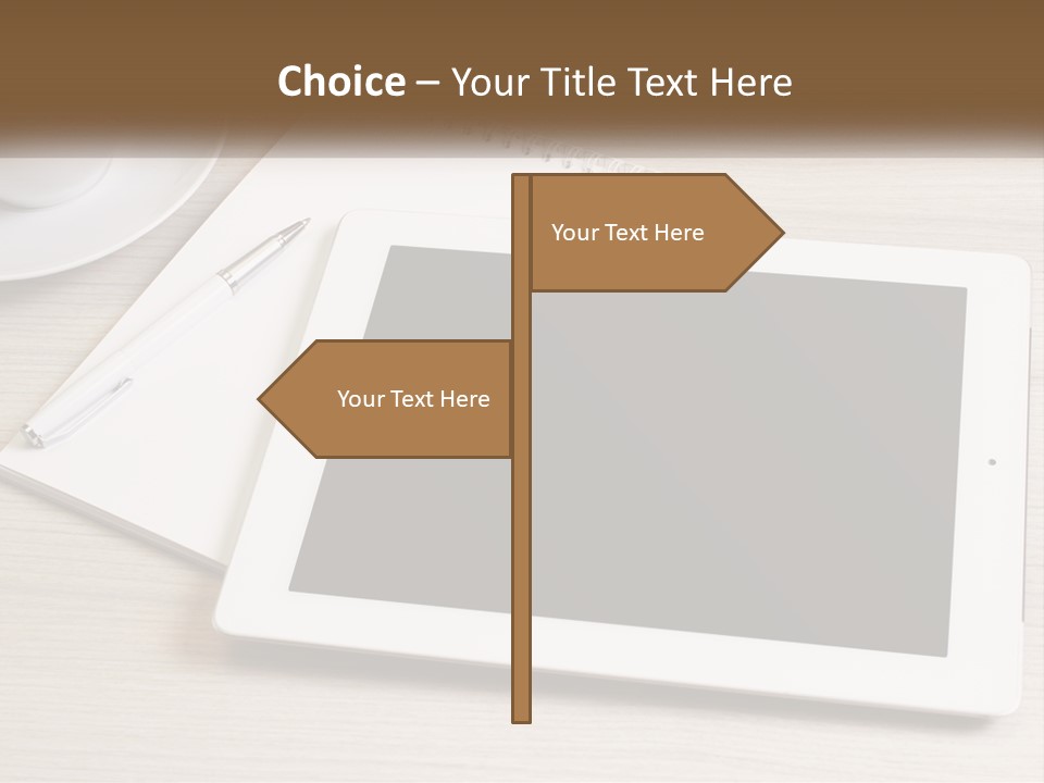 Nature Blue Sky Background PowerPoint Template