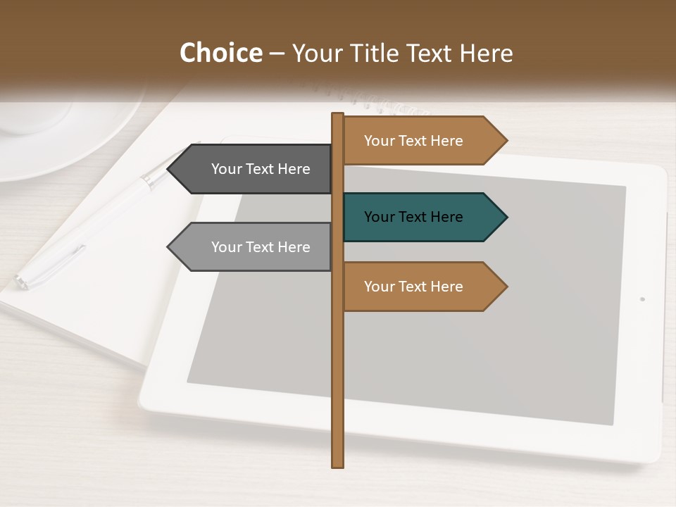 Nature Blue Sky Background PowerPoint Template