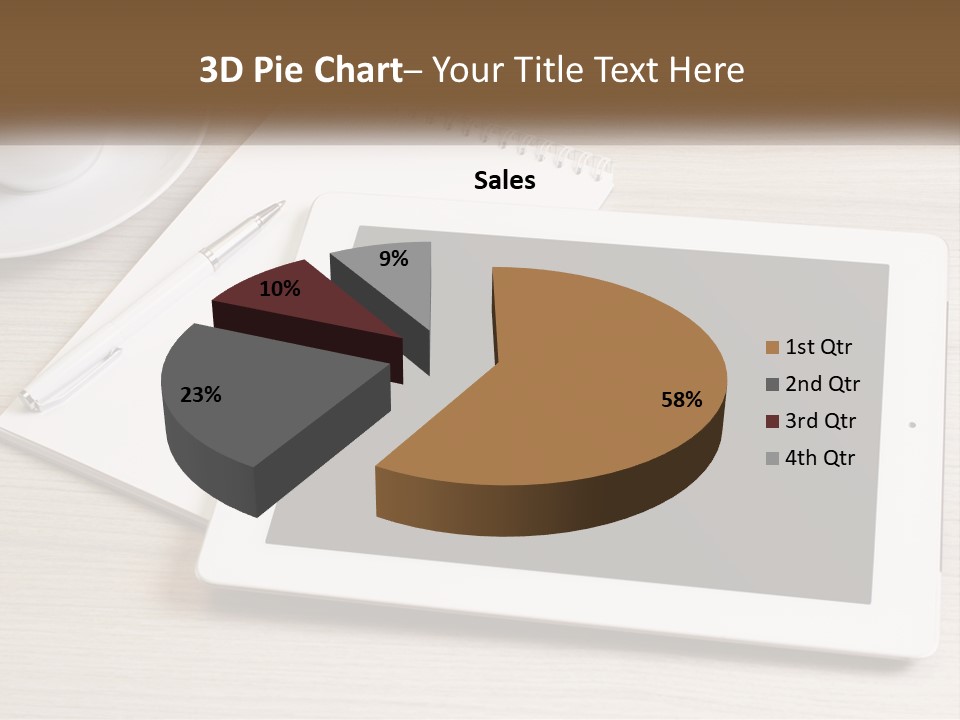 Nature Blue Sky Background PowerPoint Template