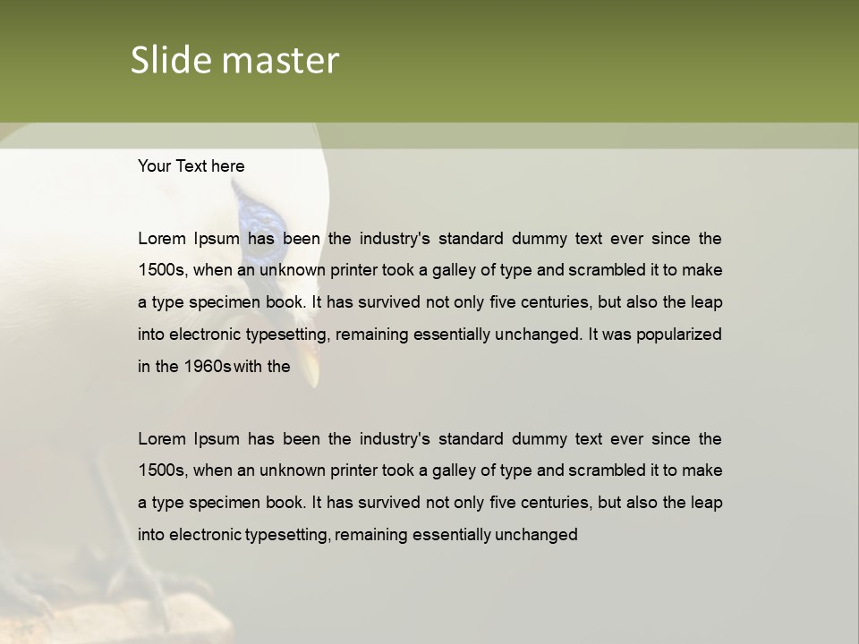 Construct New Blue Sky PowerPoint Template