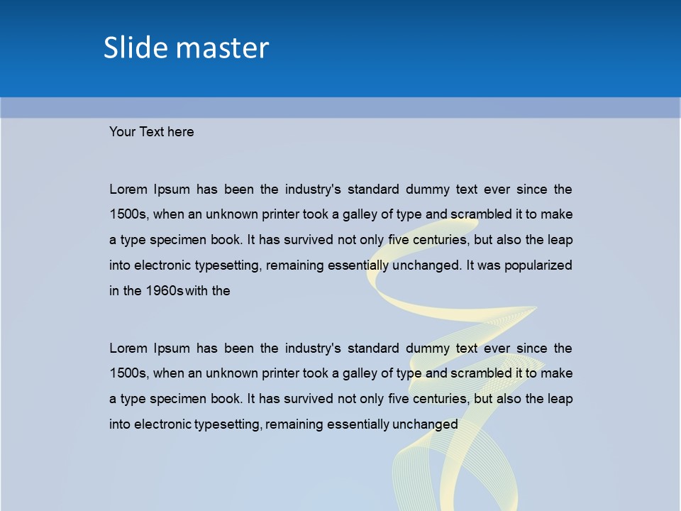 Home Buy Blue Sky PowerPoint Template