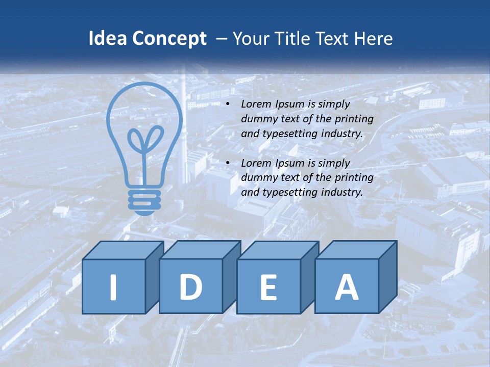 Ownership Construction Man PowerPoint Template