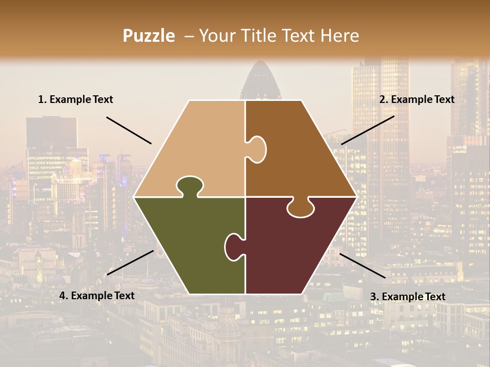 Construction Blue Sky Green PowerPoint Template