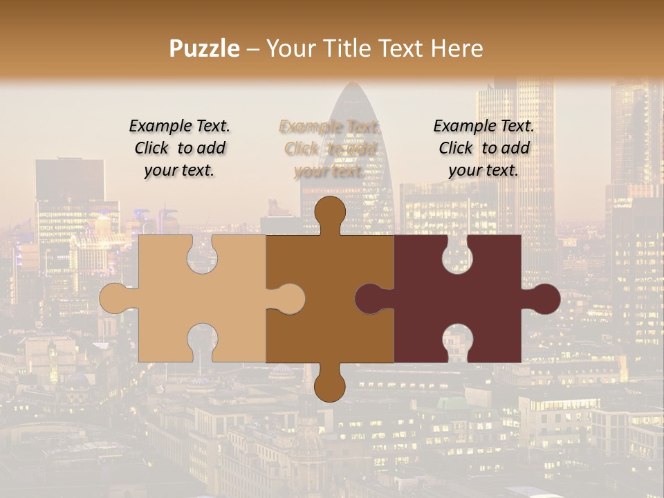 Construction Blue Sky Green PowerPoint Template