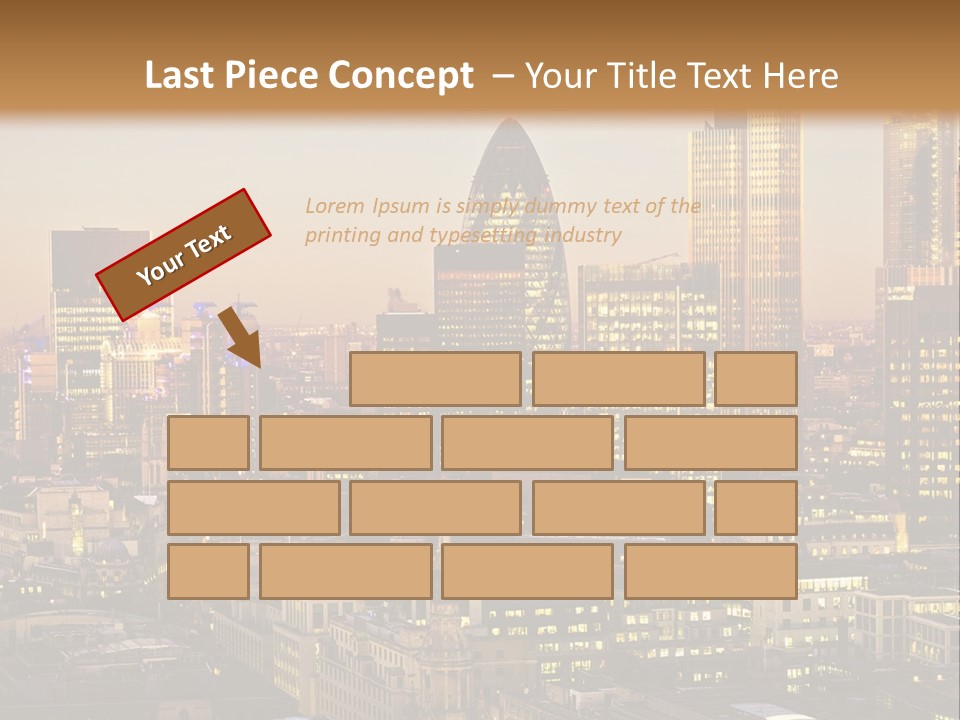 Construction Blue Sky Green PowerPoint Template