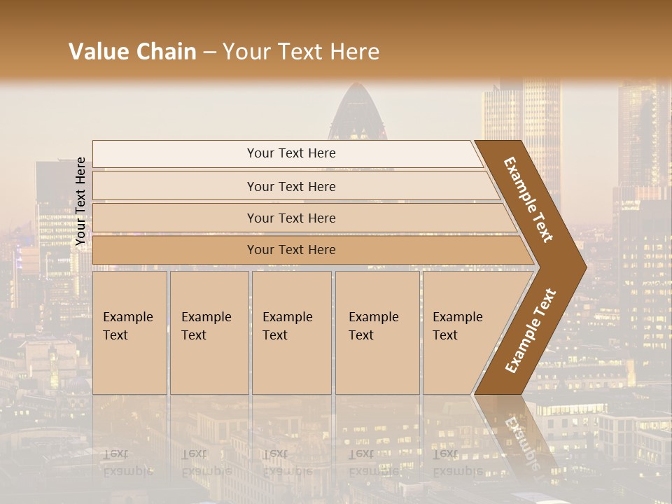 Construction Blue Sky Green PowerPoint Template