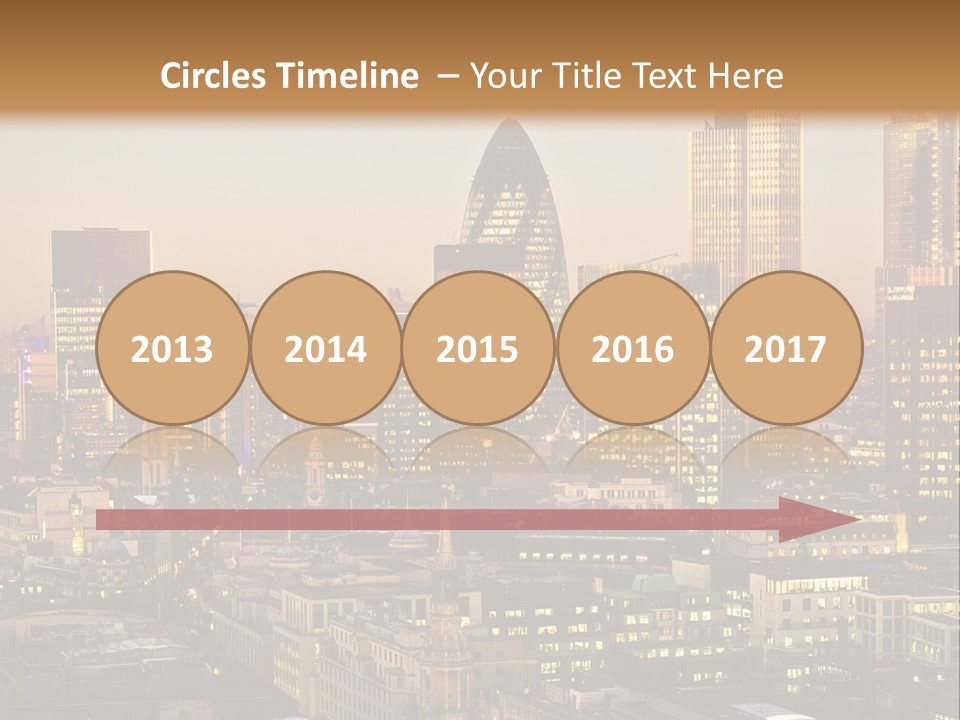 Construction Blue Sky Green PowerPoint Template