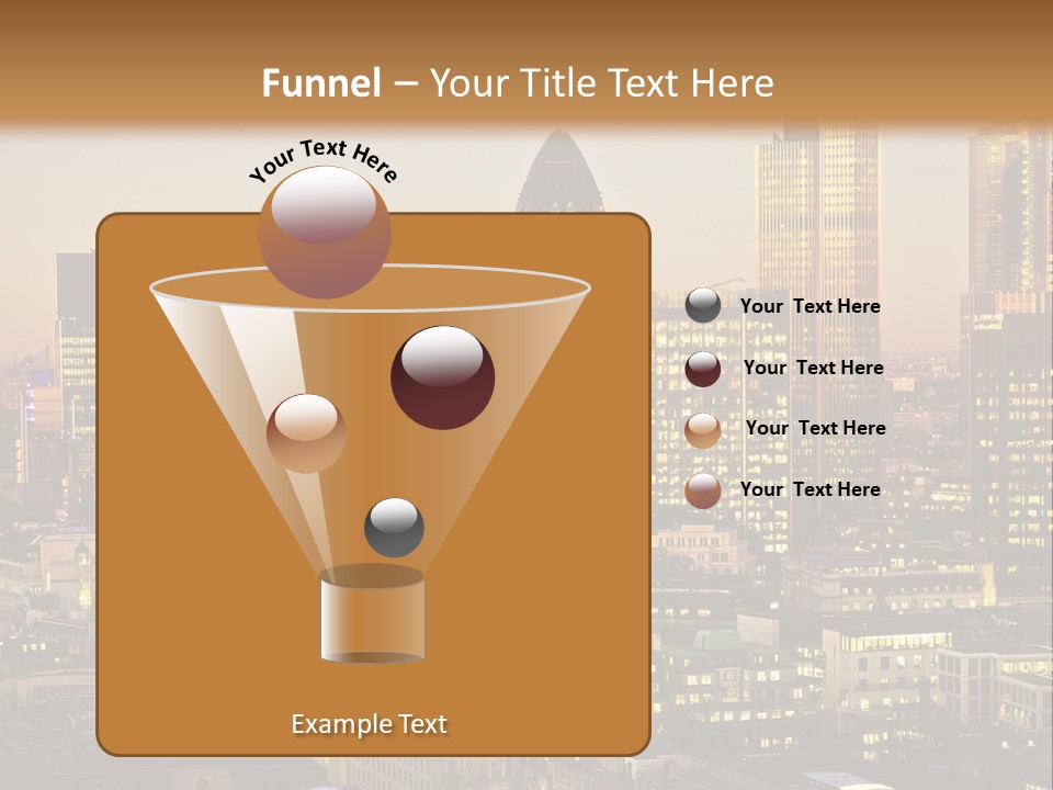 Construction Blue Sky Green PowerPoint Template