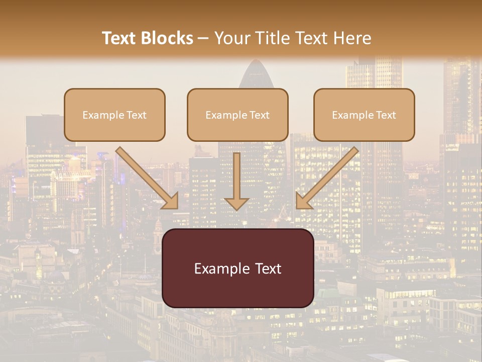 Construction Blue Sky Green PowerPoint Template