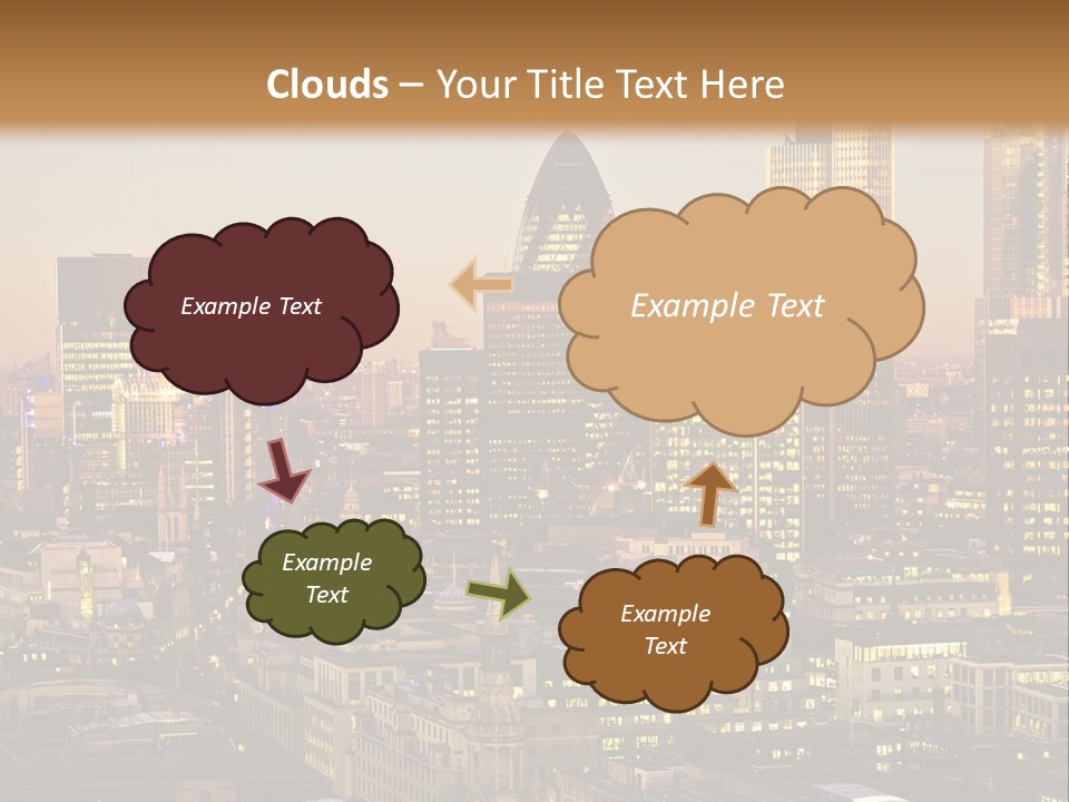 Construction Blue Sky Green PowerPoint Template