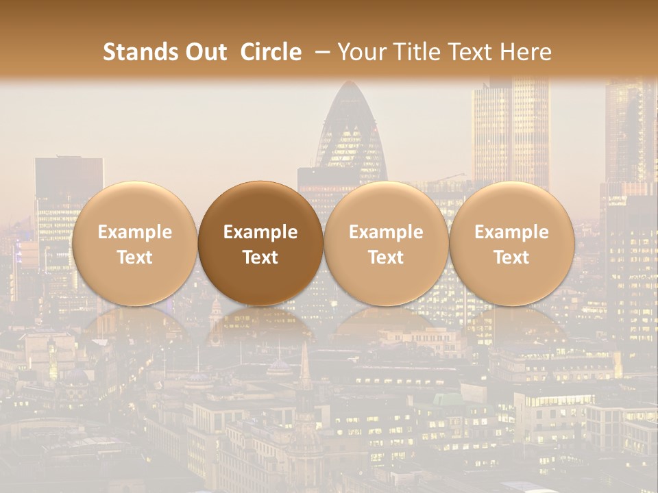 Construction Blue Sky Green PowerPoint Template