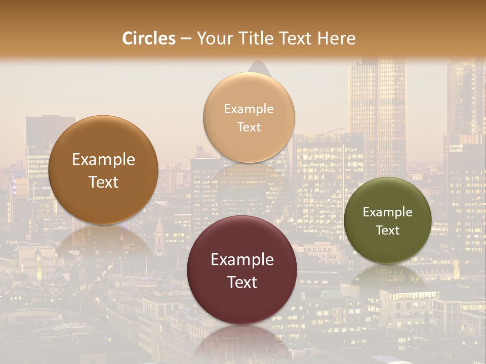 Construction Blue Sky Green PowerPoint Template