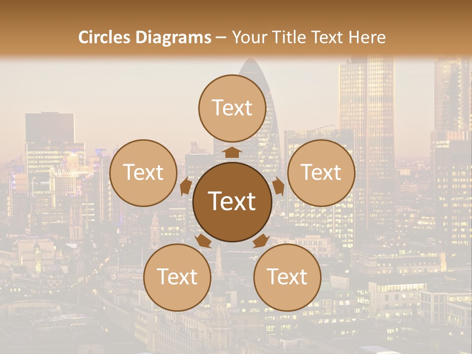 Construction Blue Sky Green PowerPoint Template