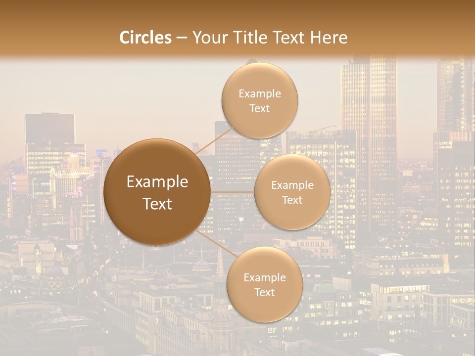 Construction Blue Sky Green PowerPoint Template