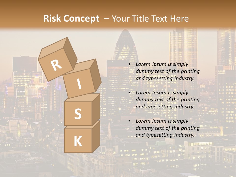 Construction Blue Sky Green PowerPoint Template