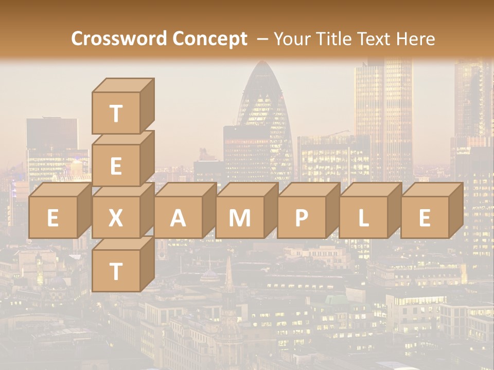 Construction Blue Sky Green PowerPoint Template