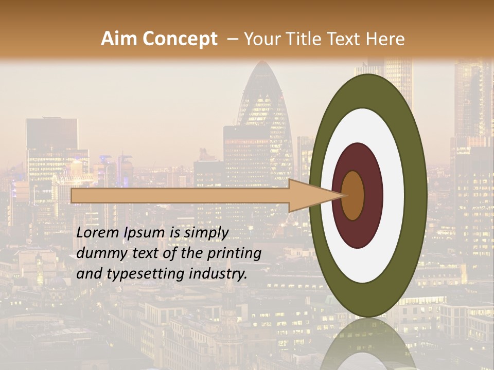 Construction Blue Sky Green PowerPoint Template