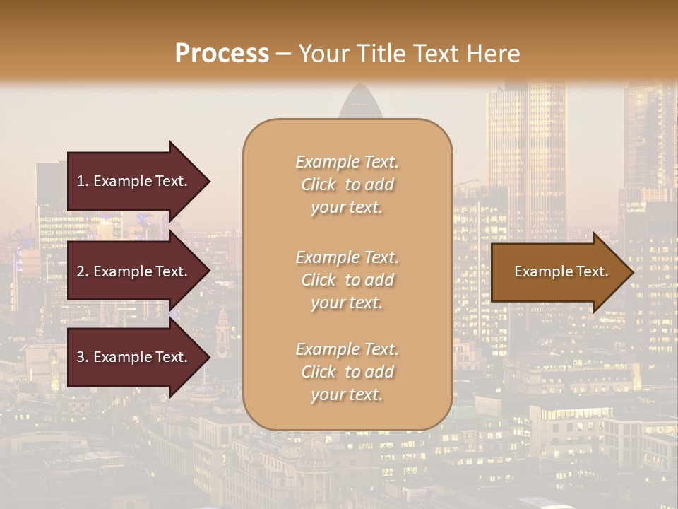 Construction Blue Sky Green PowerPoint Template