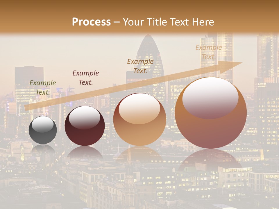 Construction Blue Sky Green PowerPoint Template