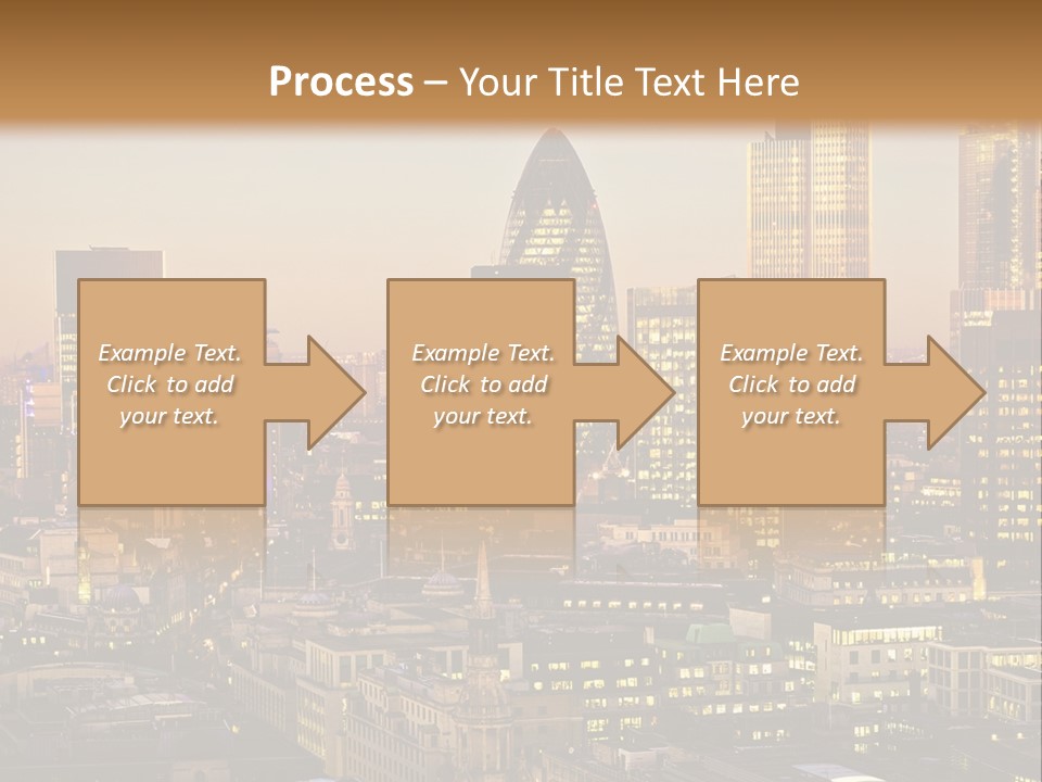Construction Blue Sky Green PowerPoint Template