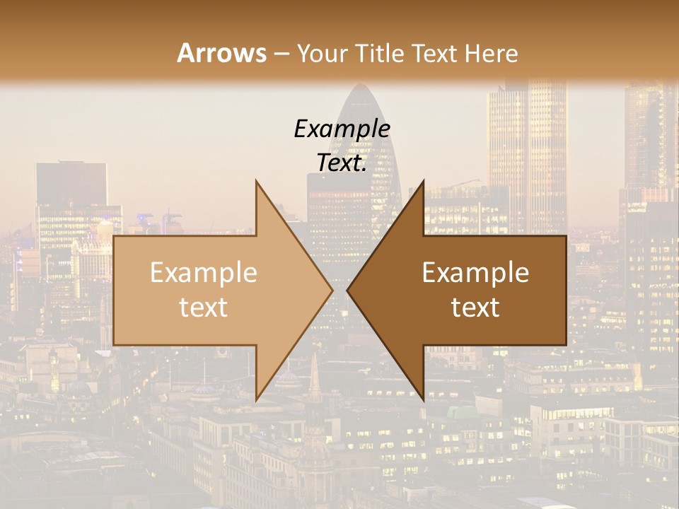 Construction Blue Sky Green PowerPoint Template