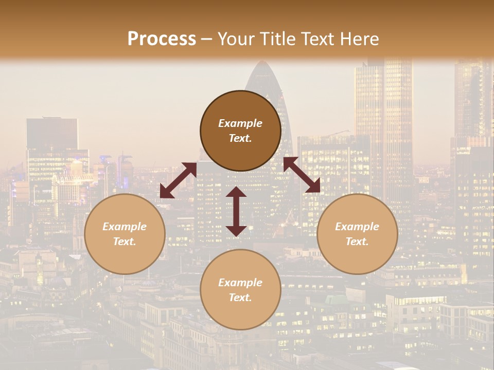 Construction Blue Sky Green PowerPoint Template