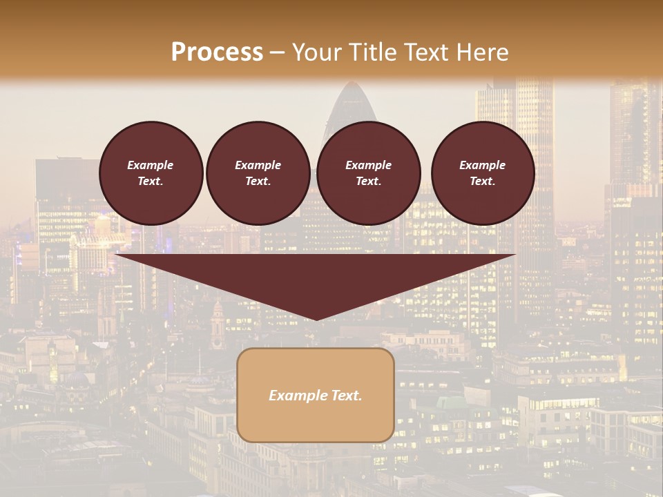 Construction Blue Sky Green PowerPoint Template