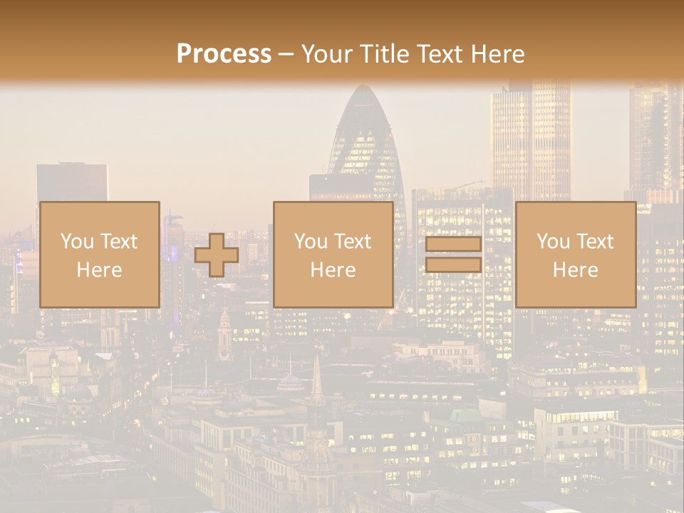 Construction Blue Sky Green PowerPoint Template