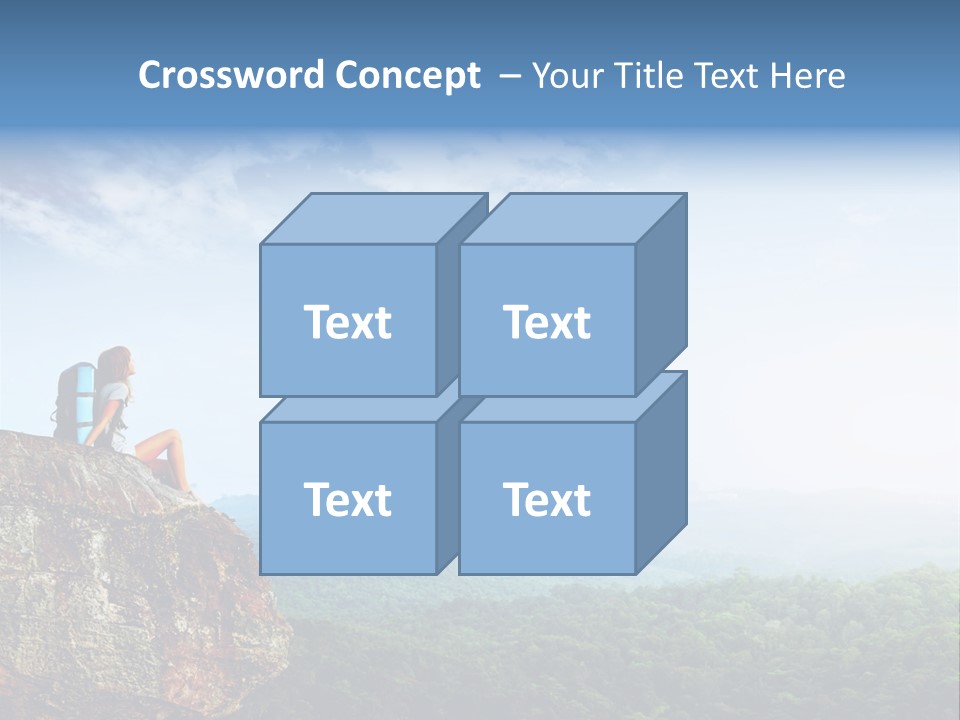 Conceptual Architecture Man PowerPoint Template