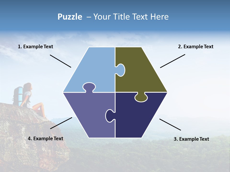Conceptual Architecture Man PowerPoint Template