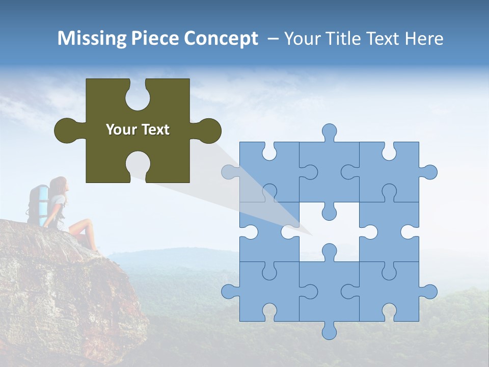 Conceptual Architecture Man PowerPoint Template