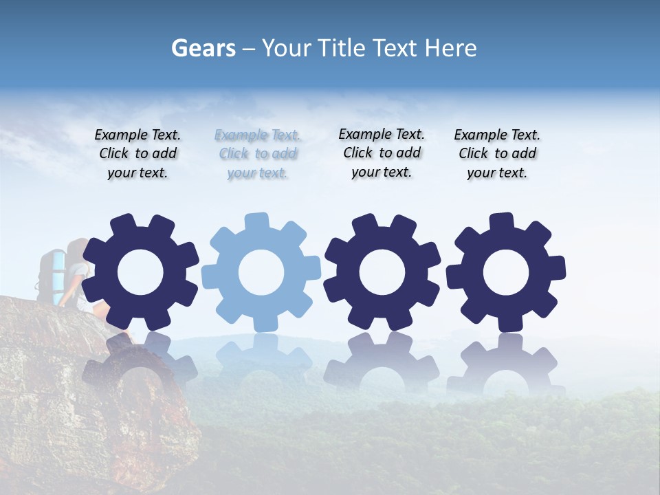 Conceptual Architecture Man PowerPoint Template