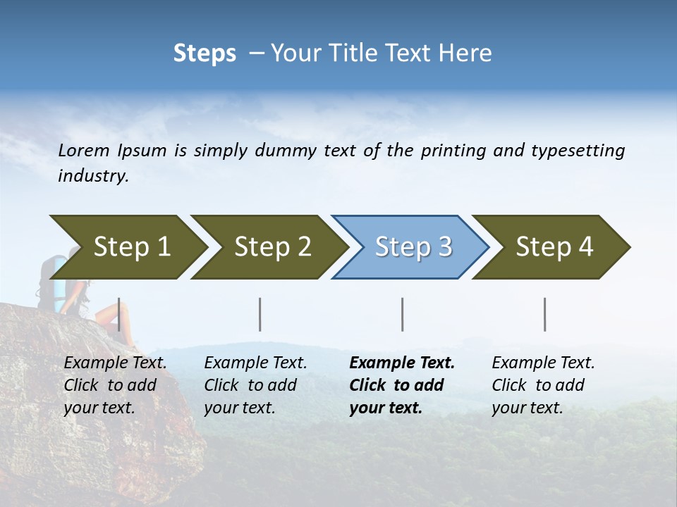 Conceptual Architecture Man PowerPoint Template