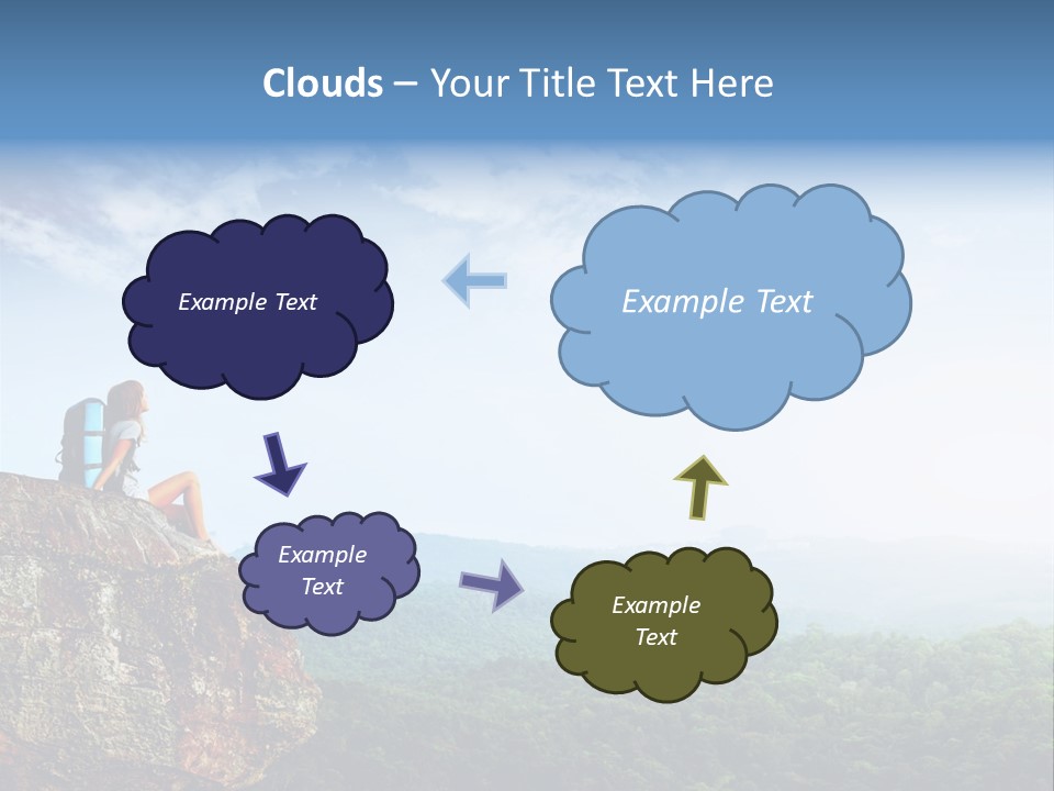 Conceptual Architecture Man PowerPoint Template