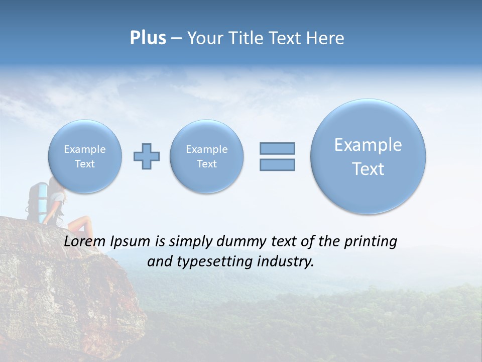 Conceptual Architecture Man PowerPoint Template