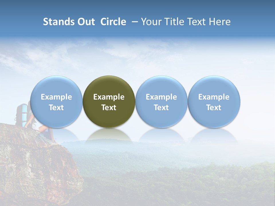 Conceptual Architecture Man PowerPoint Template