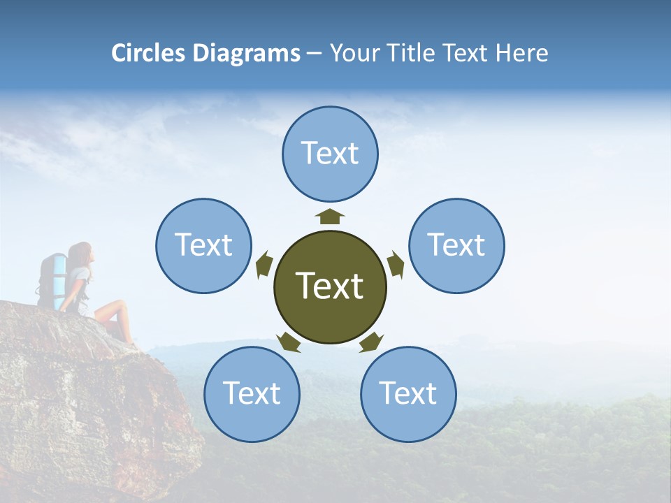 Conceptual Architecture Man PowerPoint Template