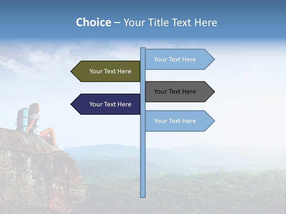 Conceptual Architecture Man PowerPoint Template