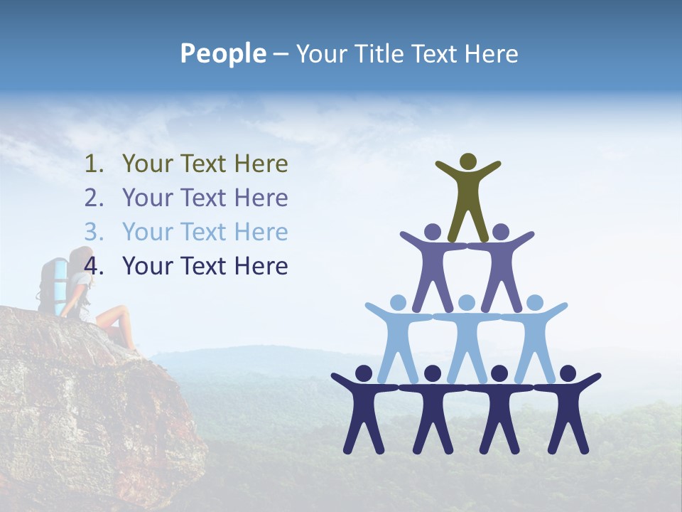 Conceptual Architecture Man PowerPoint Template