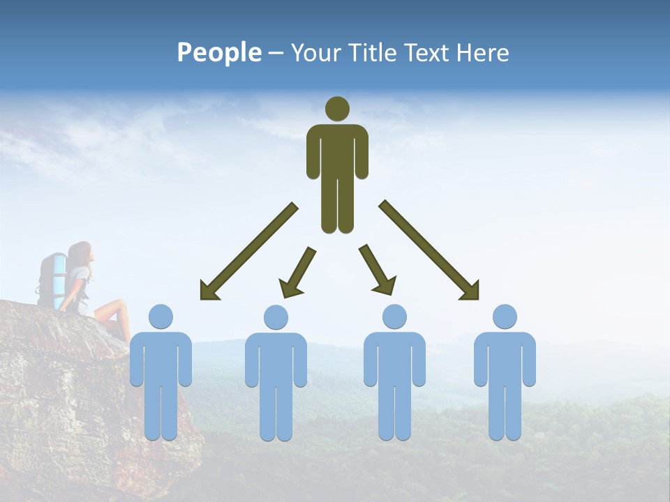 Conceptual Architecture Man PowerPoint Template