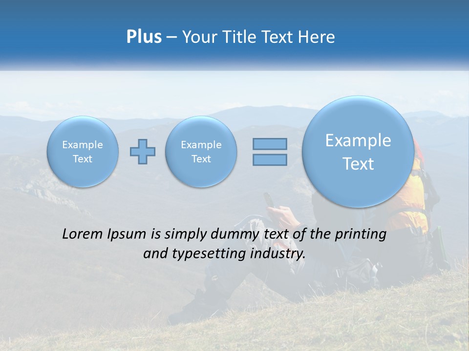 Nature Purchase Human Hand PowerPoint Template