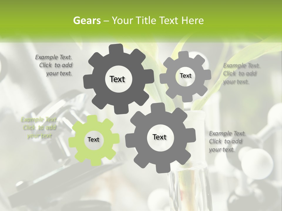 Construct Hand Model PowerPoint Template