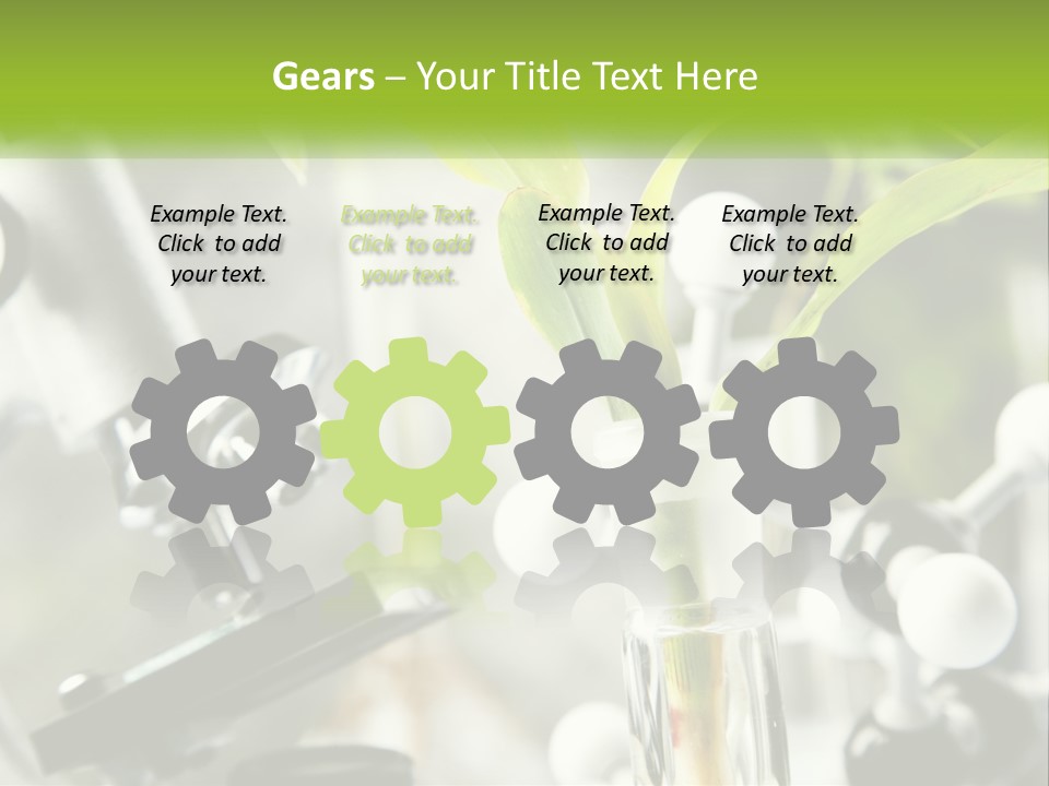 Construct Hand Model PowerPoint Template