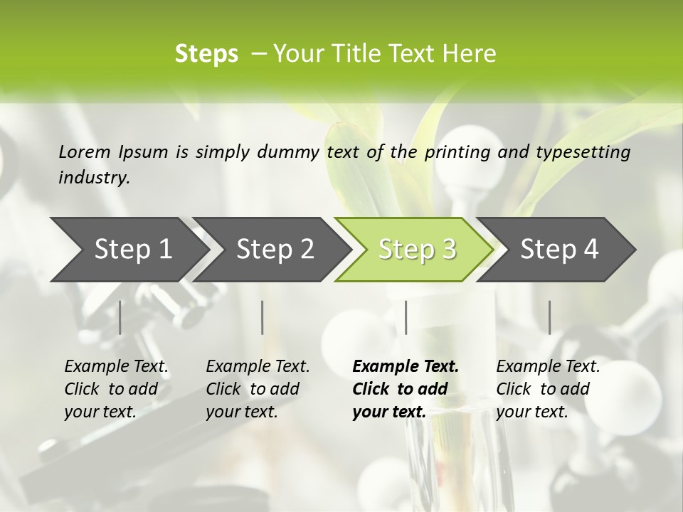 Construct Hand Model PowerPoint Template