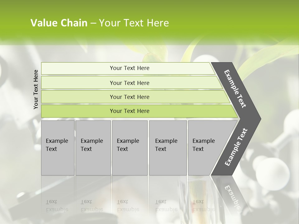 Construct Hand Model PowerPoint Template