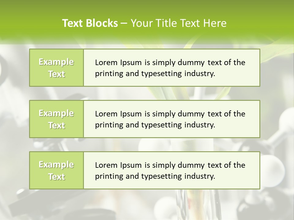 Construct Hand Model PowerPoint Template